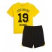 Borussia Dortmund Julian Brandt #19 Barnkläder Hemma matchtröja till baby 2023-24 Kortärmad (+ Korta byxor) Billigt